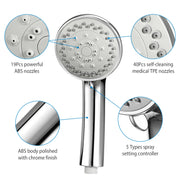 Handheld Shower Head – 5 Settings