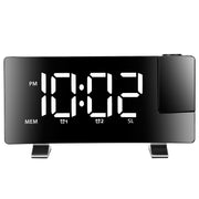 LED Projection Alarm Clock with Radio