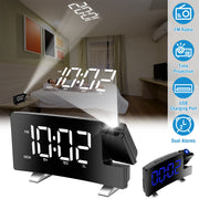 LED Projection Alarm Clock with Radio