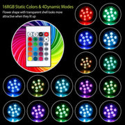 Color Changing LED Lamps 4PCS, IP68 Rated