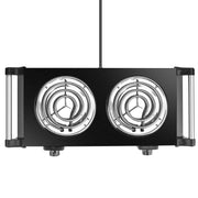2000W Electric Dual Burner Portable Coil Heating