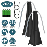 2 Pack Portable Reflective Fly Repellent Fan