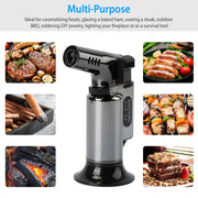 Grey Culinary Refillable Butane Torch Lighter