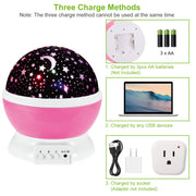 Night Light Projector Starry Sky, Blue LED
