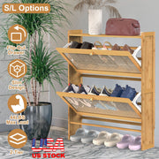 2-Tier Shoe Cabinet