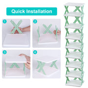 9Tier Narrow Entryway Shoe Rack