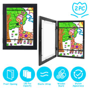11.7x16.5in Front-Open Kids Art Frame