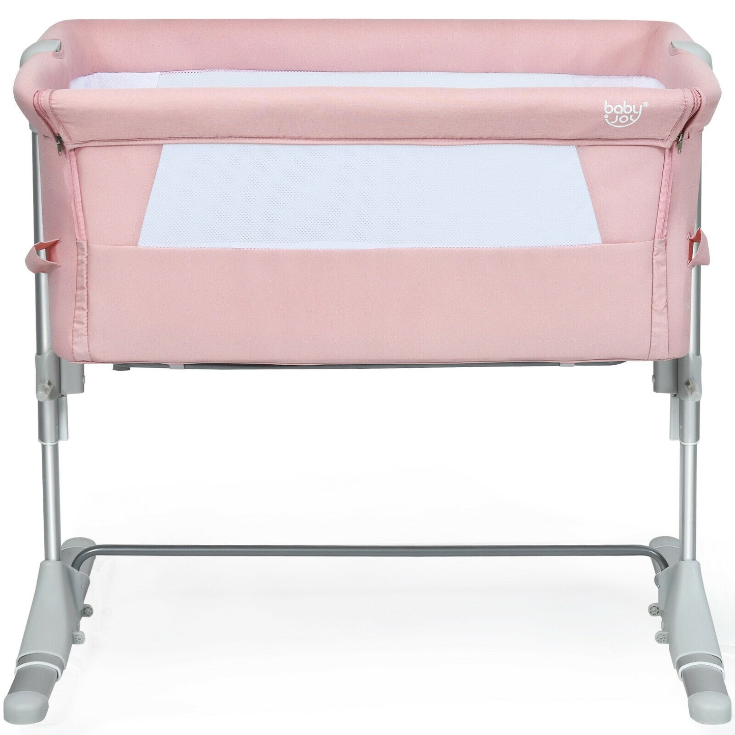 Travel Portable Baby Bed Side Sleeper Bassinet Crib with Carrying Bag-Blue - Pink