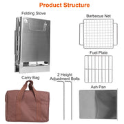 Camping Stove Portable BBQ & Hiking Cooker