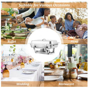 2 Packs Stainless Steel Chafing Dish