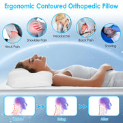 Orthopedic Memory Foam Pillow with Cooling Case