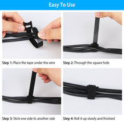 100Pcs Reusable Cable Ties