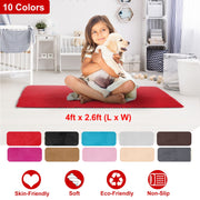 Soft Fluffy Area Rug – Non-Slip Backing