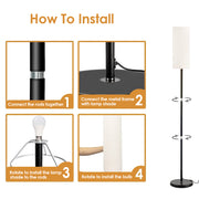 Modern Standing Lamp – 74.8" with 3200K Light