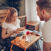 Bed Tray Table Breakfast Tray Bamboo