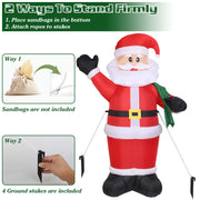 Blow up Light up Santa Claus