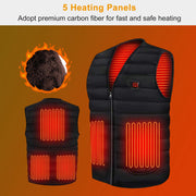 USB Rechargeable Heated Jacket Vest 3 Modes