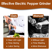 2Pcs Gravity Sensing Salt and Pepper Grinder