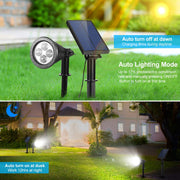 Dusk-to-Dawn Solar Garden Spotlight