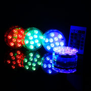 Color Changing LED Lamps 4PCS, IP68 Rated
