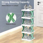 9Tier Narrow Entryway Shoe Rack