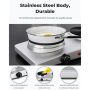 1800W Double Hot Plate Burner