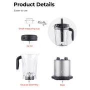 1500W Smoothie Maker Blender with 10 Speeds