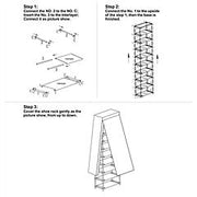 10 Tiers DIY Shoe Cabinet