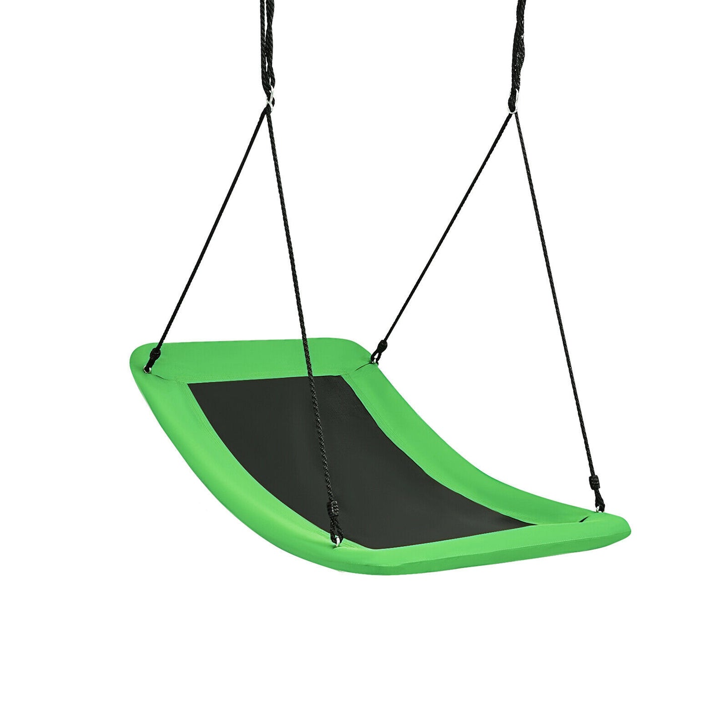 60 Inch Platform Tree Swing 700 lbs for Kids and Adults-Green - Green