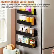 4-Pack Magnetic Spice Rack Shelves