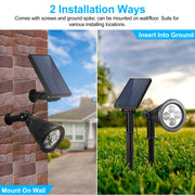 Dusk-to-Dawn Solar Garden Spotlight