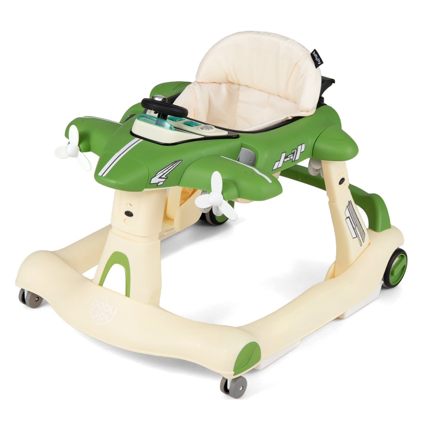 6-in-1 Baby Walker with Detachable Play Platform