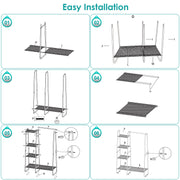 Clothing Organizer Shelves