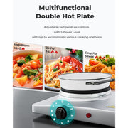 1800W Double Hot Plate Burner