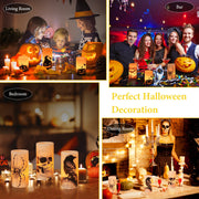 Battery Halloween Candles – 3-Pack with Timer