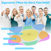 Orthopedic Memory Foam Pillow with Cooling Case