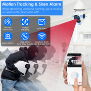 Pan Tilt WiFi Bulb Camera – Full HD