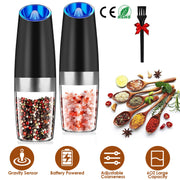 2Pcs Gravity Sensing Salt and Pepper Grinder