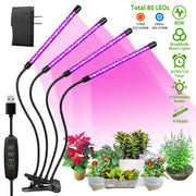 80W LED Grow Lights for Indoor Plants