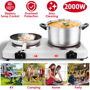 2000W Electric Infrared Dual Burner
