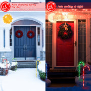 Solar Christmas Candy Cane Light