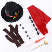 Snowman Accessory Set 16Pcs for Kids
