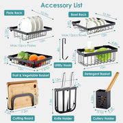 2-Tier Over the Sink Dish Drying Rack