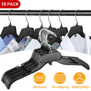 10 Pack Clothes Hangers Non-Slip