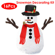 Snowman Accessory Set 16Pcs for Kids