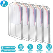5 Pack 60In Garment Bag