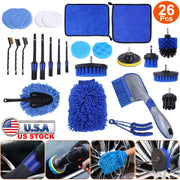 Complete Car Cleaning Brush Kit