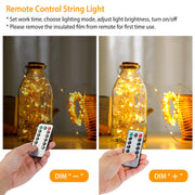 2Pcs Copper Fairy Lights – 100 LEDs