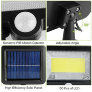 100 LED Outdoor Motion Solar Lamp
