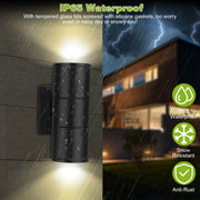 2Pcs Cylindrical Wall Light